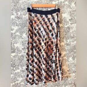 Aldo Martins Cap Juluca Midi Skirt Size Small Printed Spring Summer